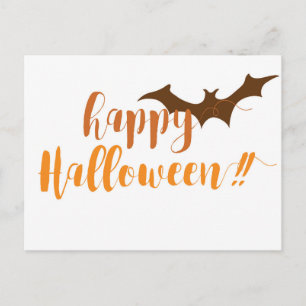 Happy Halloween - Spooky Bat Briefkaart