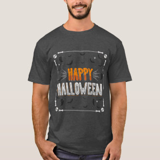 Happy Halloween Spooky Botten Design T-shirt
