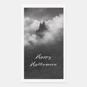 Happy Halloween Spooky Castle Party Servet