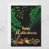 Happy Halloween Spooky Dark Night Glow Pumpkin Fun (Voorkant)