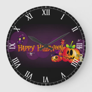 Happy Halloween Spooky Friends Grote Klok