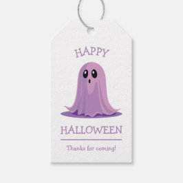 Happy Halloween Spooky Ghost Cadeaulabel
