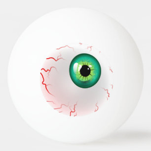 Happy Halloween! Spooky Green Eyeball Pingpongballen