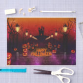 Happy Halloween Spooky Haunted Witch Castle Tissuepapier (Craft)
