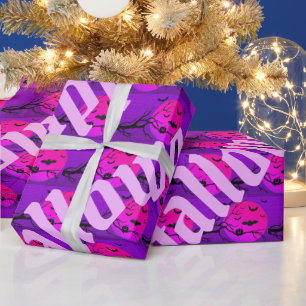 Happy Halloween Spooky Party Time Cadeaupapier