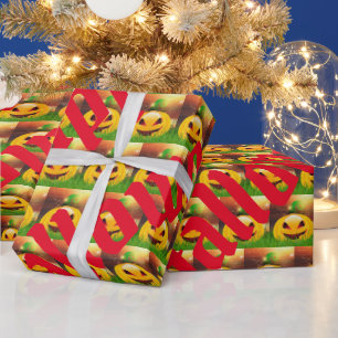 Happy Halloween Spooky Party Time Cadeaupapier