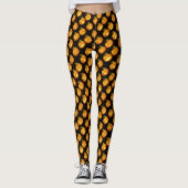 Happy Halloween Spooky Pumpkin Leggings (Voorkant)