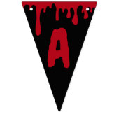 Happy Halloween Spooky Red Black Driving Blood Vlaggetjes (Tweede vlag)