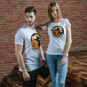 Happy Halloween Spooky Scary Pumpkin Bat T-shirt