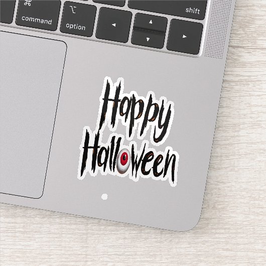 Happy halloween spooky sticker (Détail)