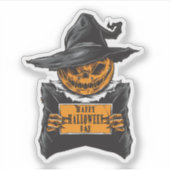 Happy Halloween Sticker (Voorkant)