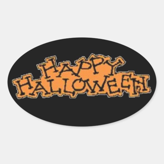 Happy Halloween - Sticker (Devant)