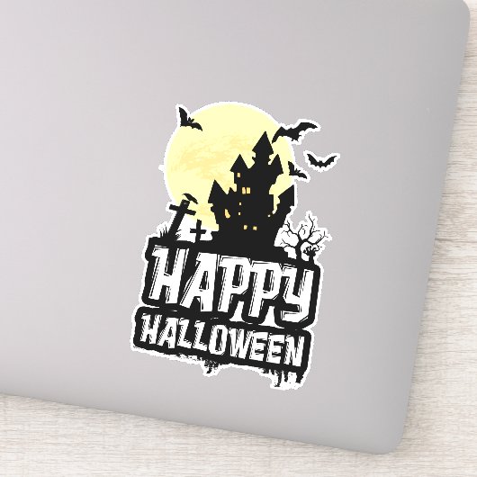 Happy Halloween Sticker (Detail)