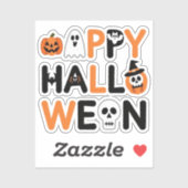 Happy halloween sticker (Vel)