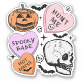 Happy Halloween Sticker (Voorkant)