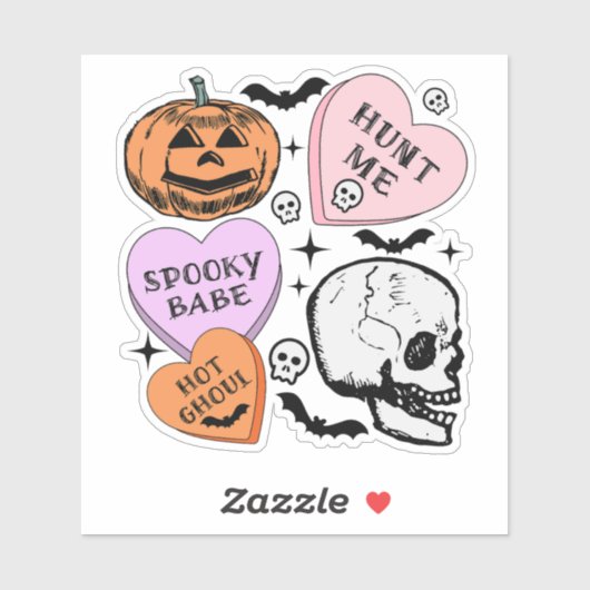 Happy Halloween Sticker (Vel)