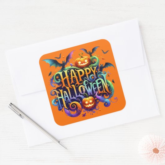 Happy Halloween Sticker (Enveloppe)