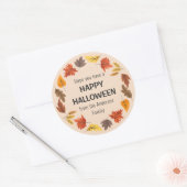 Happy Halloween Sticker amusant pour tous les âges (Enveloppe)