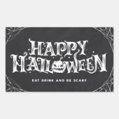 Happy Halloween Sticker rectangulaire (Devant)