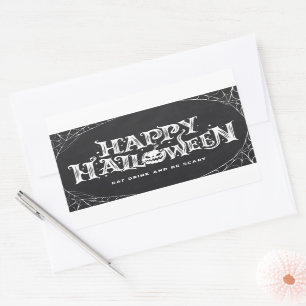 Happy Halloween Sticker rectangulaire