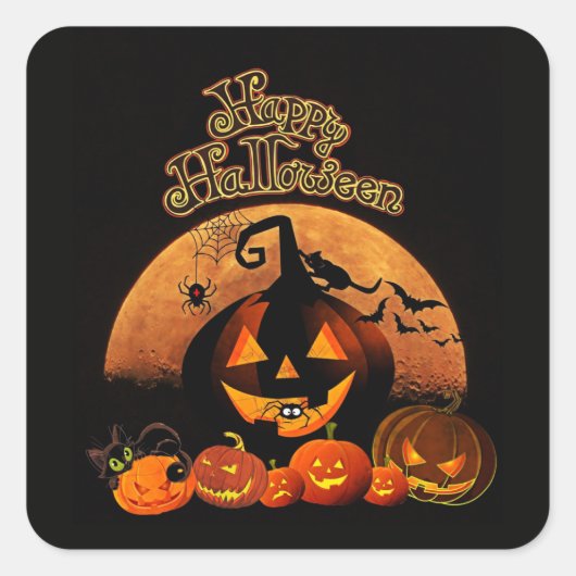 Happy Halloween Stickers (Voorkant)