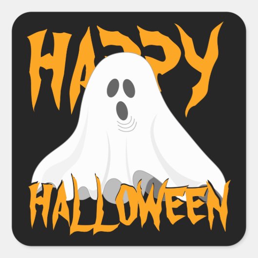 HAPPY HALLOWEEN Stickers (Voorkant)