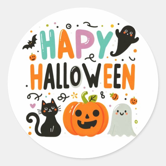 Happy Halloween Stickers (Voorkant)
