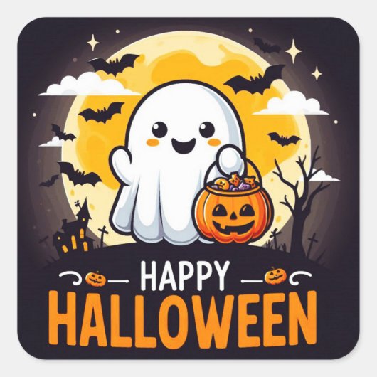 Happy Halloween Stickers (Voorkant)
