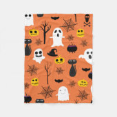 Happy Halloween-symbolen Fleece Deken (Voorkant)