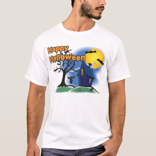 Happy Halloween T-shirt (Voorkant)