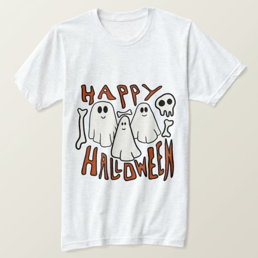 Happy Halloween T-shirt (Design voorkant)