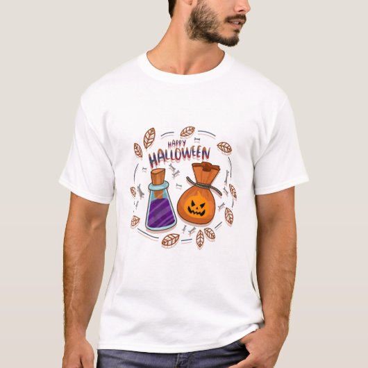 Happy halloween t-shirt (Voorkant)