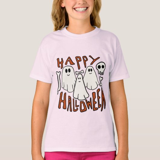 Happy Halloween T-shirt (Voorkant)