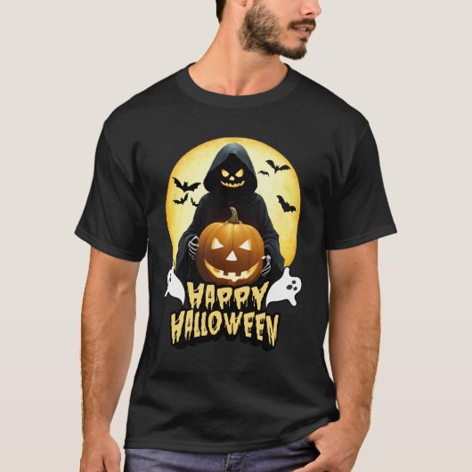 Happy Halloween T-shirt pour hommes (Devant)