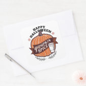 Happy Halloween T-Shirt Vierkante Sticker (Envelop)