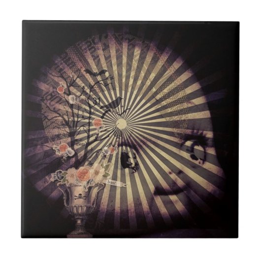 Happy Halloween! Tegeltje (Voorkant)