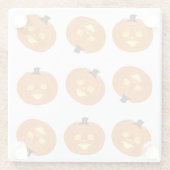Happy Halloween theme coasters Glazen Onderzetter (Achterkant)