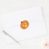 Happy Halloween themed  Ronde Sticker (Envelop)