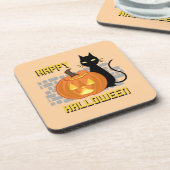 Happy Halloween throw pillow Bier Onderzetter (Linkerzijde)