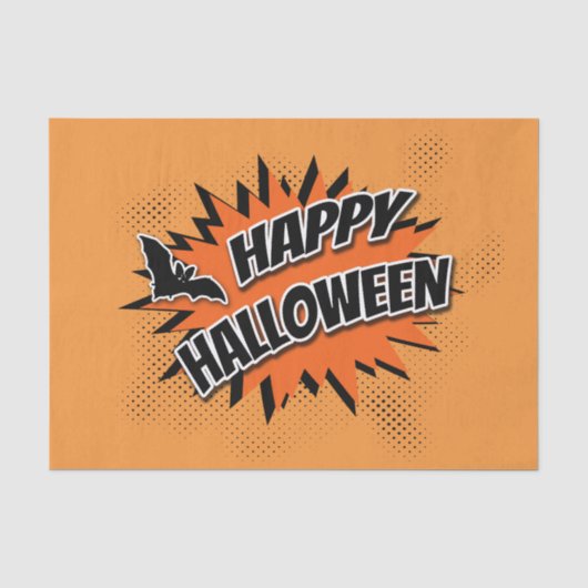 Happy Halloween Tissuepapier (Voorkant)