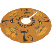 Happy Halloween Tree Skirt Kerstboom Rok (Gekanteld)