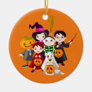 Happy Halloween Trick or treat Children Keramisch Ornament