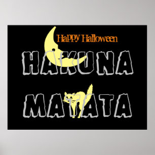 Happy Halloween-trick or treat en Hakuna Matata Poster
