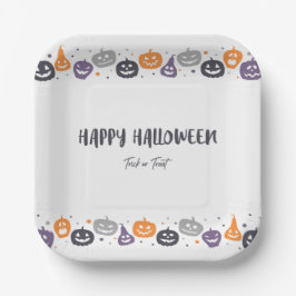 Happy Halloween Trick or treat Papieren Bordje