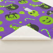 Happy Halloween Trick Or Treat Sherpa Deken (3/4)