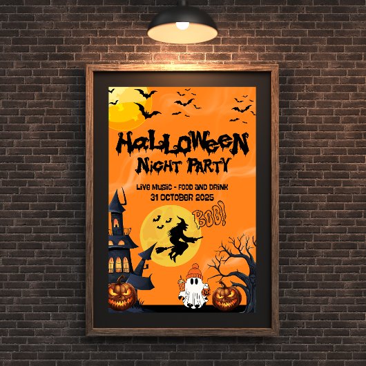 Happy Halloween Trick ou Treat Poster