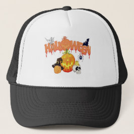 Happy Halloween Trucker Pet