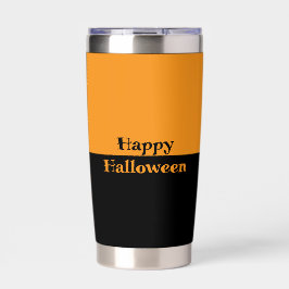 Happy Halloween Two Tone Thermal Tumbler Geïsoleerde Drinkbeker