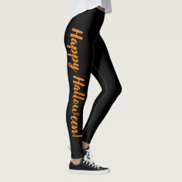 HAPPY HALLOWEEN-typografie | Leggings