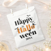 Happy Halloween-typografie met  elementen F Bedankzakje (Geknipt)
